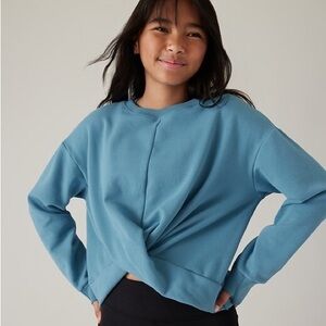 Athleta Girl Retroplush Twist Sweatshirt